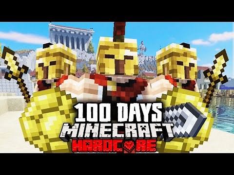I Survived 100 Days as a Spartan General in Hardcore Minecraft