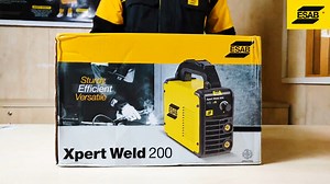 ESAB single phase portable stick welding machine, Xpert Weld 200, complete unboxing, set up, start-up guide. Step by step instructions on how to start this machine and how to detect if any error. | ESAB Asia Pacific