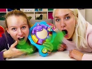 WER RÜLPST als erstes mit FIZZY DIZZY HIPPO?! | Challenge mit Nina & Kathi | Spiel mit mir