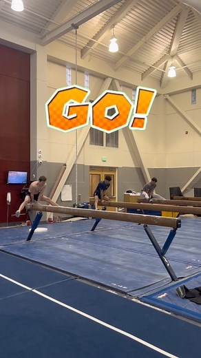 126K views · 3.2K reactions | Beam walk race  #gymnast #gymnastics #calisthenics #race #contest #fail #fails #beam #olympics #sports | Ian Gunther | Facebook