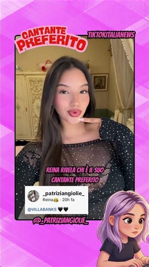 REINA REVEALS HER FAVORITE SINGER #tiktok #webboh #greenscreen #trend