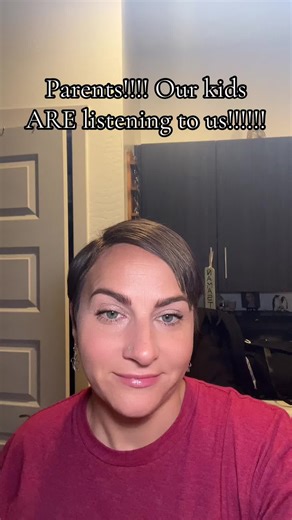 Parents! Our kids are listening to use even when we think they aren’t! So keep talking, keep helping because you never know what sticks. #parents #kidsarelistening #momtok #dadtok #theyarelistening