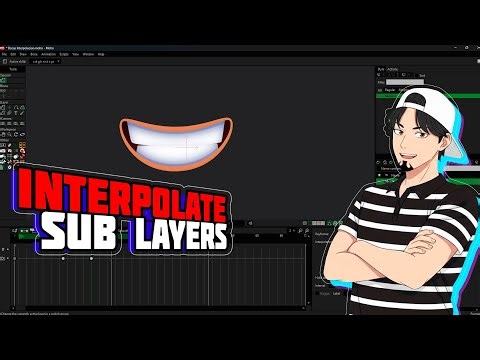 Interpolate sub layers Switch & Frame by Frame MOHO PRO 14 #animation #mohopro #2danimation