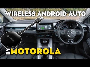 Motorola MA1 Wireless Car Adapter for Android Auto in MG5 Electric Car - Step-by-Step Guide!