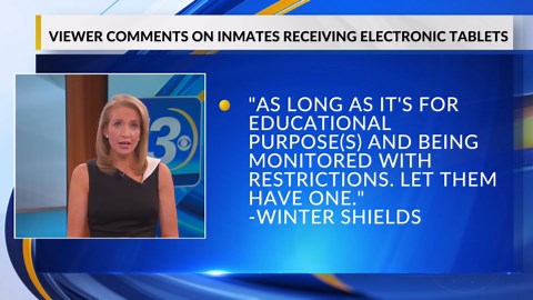 Inmate tablets introduced at J Reuben Long Detention Center