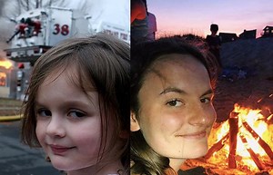 La niña del meme del incendio explica su increíble historia