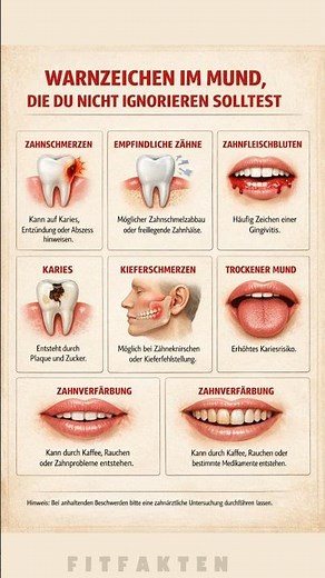 8 häufige Mundprobleme – und was sie bedeuten können.