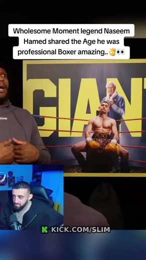 Amazing moment Naseem Hamed shared about his boxering journey..#slim #kick #viral