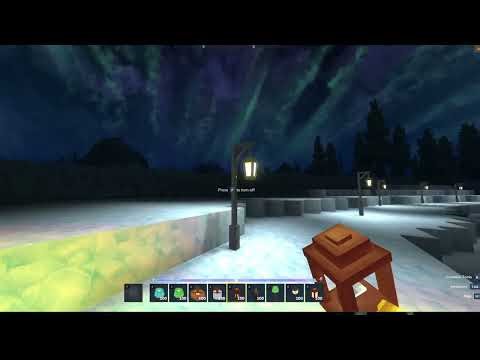 Macaw's Hy Lights, Showcase at Night | Hytale Mod