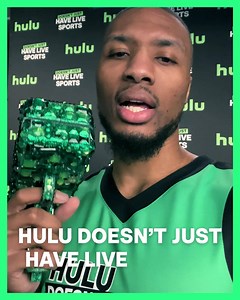 14K views · 425 shares | Why is Damian Lillard shooting a money gun? Because #Hulu has over 65 live channels and Hulu's entire streaming library. | Hulu | Facebook