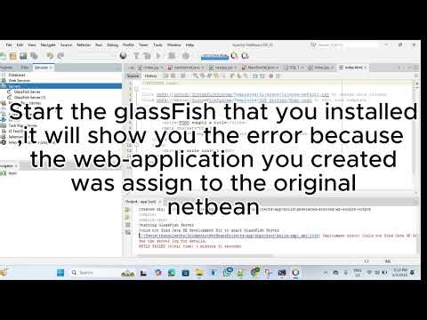 GlassFish Server could be started with JDK 21 in window 11 || 100% solution