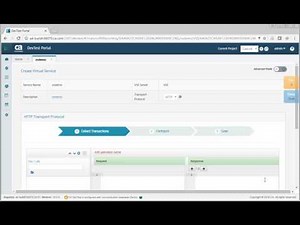 Creating a Virtual Service from a WSDL with CA Service Virtualization 10.0