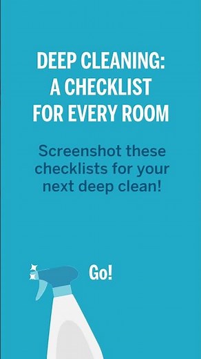 Deep Cleaning Checklist
