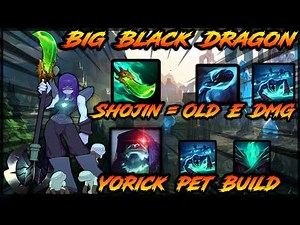 BIG BLACK DRAGON Makes Ghouls scale again.. - (Yorick vs Gwen Matchup) - [S15]