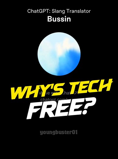 Is Tech really free? Why will a Piece of Tech be Free?🤔 . . . #tech #youngbuster01 #chatgpt #gta6 #robotai
