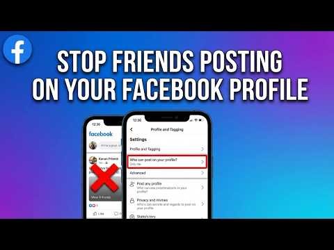 Take Control: Stop Others from Posting on Your Facebook Wall 🛡️