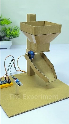 Automatic Feeder machine using Arduino #dcmotor #youtubeshorts #motor #arduino #experiment #diy