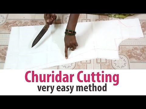 Churidar Cutting sudidhar Chudidar Lining top part-1/2 tailoring classes