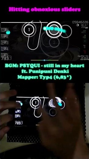 What hitting obnoxious sliders looks like (Osu!Droid) #osu #shorts #gaming