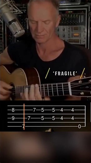Sting Fragile Fingerstyle #guitar #tabs