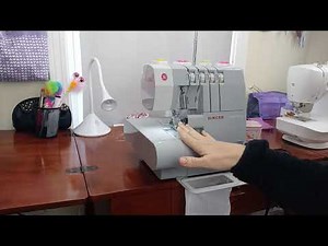 How to troubleshoot sewing errors on the Singer 14HD854 overlock