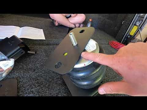 Firestone Ride Rite Air Bags (model 2445) install on a Toyota Tundra