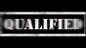 Rubber stamps with Alpha Matte - AUTHORIZED - CLASSIFIED - QUALIFIED - CONFIDENTIAL