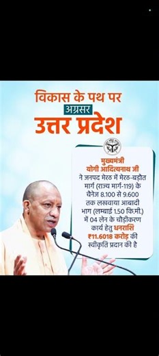 उत्तर प्रदेश|₹11.6018 करोड़ की|स्वीकृति|राज्य मार्ग-119|चौड़ीकरण