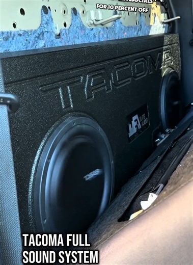 A customer went into @empires0unds for a full sound system 👌🏻 They got a -Elite Audio Toyota Tacoma Dual 12” Sealed Subwoofer Enclosure -DS18 6.5 Rear Door Speakers -Audio Control Epicenter -Audio Control LC2i -DS18 ION1600.4D Amplifier -DS18 ION1200.1D Amplifier -DS18 PSW12.4D -DS18 Tweeters -Deaf Bonce Apocalypse 6x9 We have everything car audio at EliteAutoGear! use code
