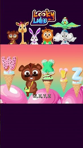 Cartoon Alphabet Song for Kids | Learn ABC with Looky Luke