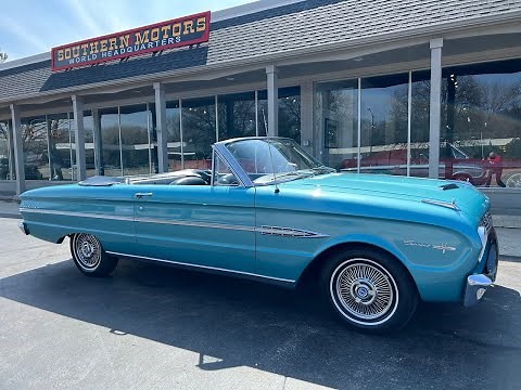 1963 Ford Falcon Sprint Convertible $31,900.00