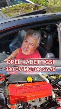 ✅️Opel Kadett GSI 16 with 330 hp and Saab engine. A homologated unicorn. #opelcadett