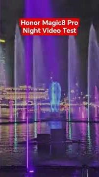 Honor Magic8 Pro low light video recording test #honormagic8pro #techreview