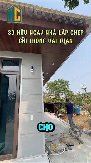 SƠ HỮU NHÀ LẮP GHÉP CHỈ TRONG VÀI TUẦN #nhalapghep #nhadep