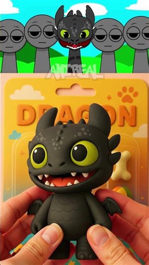 Incredibox Sprunki OC - Toothless but Action Figure Unboxing!