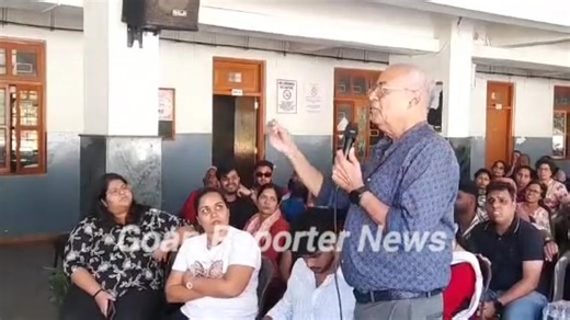 Goan Reporter:: Late Olavio a St Cruz Local who was seen speaking last during the St Cruz VP GRAM SABHA meeting after which he collapsed and later Expired on his way to GMC | Goan Reporter
