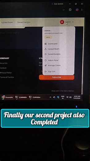 finally new web project complete 👍I made a chromawall website 💯 #gamedesign #webdesign #webapp
