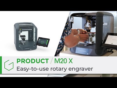 M20 X, the easy-to-use & versatile rotary engraver