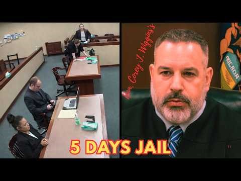 Judge Corey J. Wiggins Orders Jail Time After Drunk Driving Case