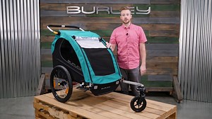 Burley Encore X, 2 Seat Kids Bike Trailer & Stroller