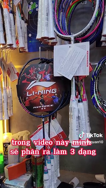 Top vợt Lining dưới 1 triệu tại shop VNB quận 10