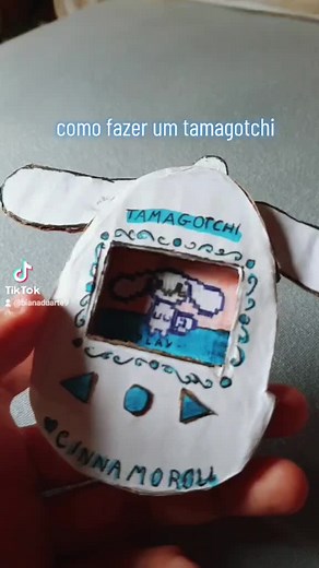 Como Fazer um Tamagotchi de Papelão Passo a Passo