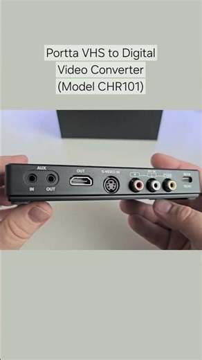 Portta VHS to Digital Converter (CHR101) Unboxing: What’s Inside?
