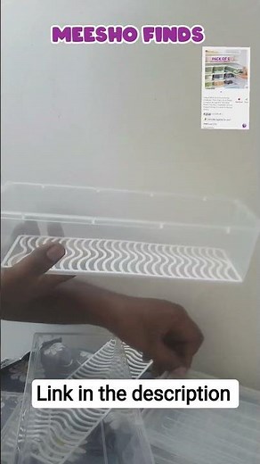 fridge organization made easy with stackable storage boxes! #kitchenessentials #meeshofinds