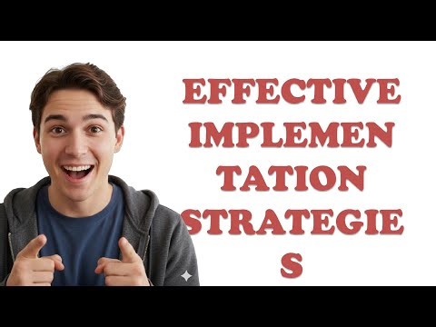 What Are Some Examples Of An Implementation Plan?