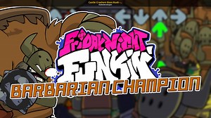 Castle Crashers Boss Rush - Barbarian Champion Mod for Friday Night Funkin' | FNF Mods