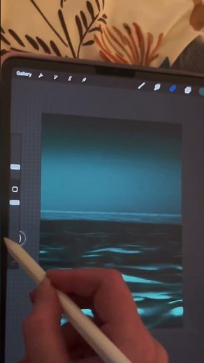 Digitally Paint Ocean Waves in Procreate Tutorial