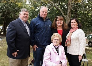 PHOTOS: Park bench Dedication in honor of Ed Doherty