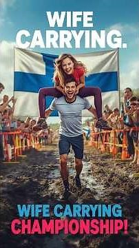 Wife Carrying Championship in Finland – Mud, Obstacles & Beer!