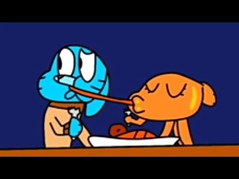 gumball x Darwin el espagueti